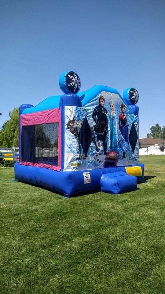 Licensed Frozen Bounce House Jumpin Jack Splash Utah